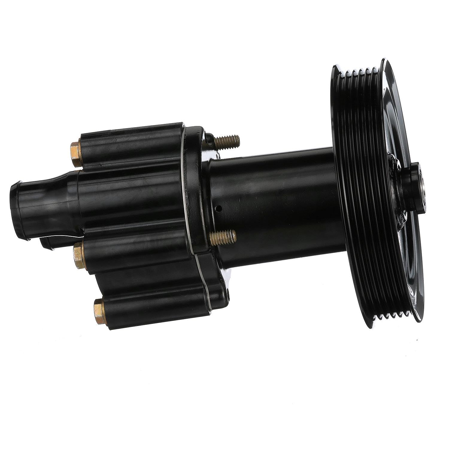 Quicksilver 807151A9 Sea Water Pump Housing for V-6 and V-8 MerCruiser Engines Made by General Motors with a Serpentine Belt Pulley System for Engine Accessories and Electrical Fuel Pumps