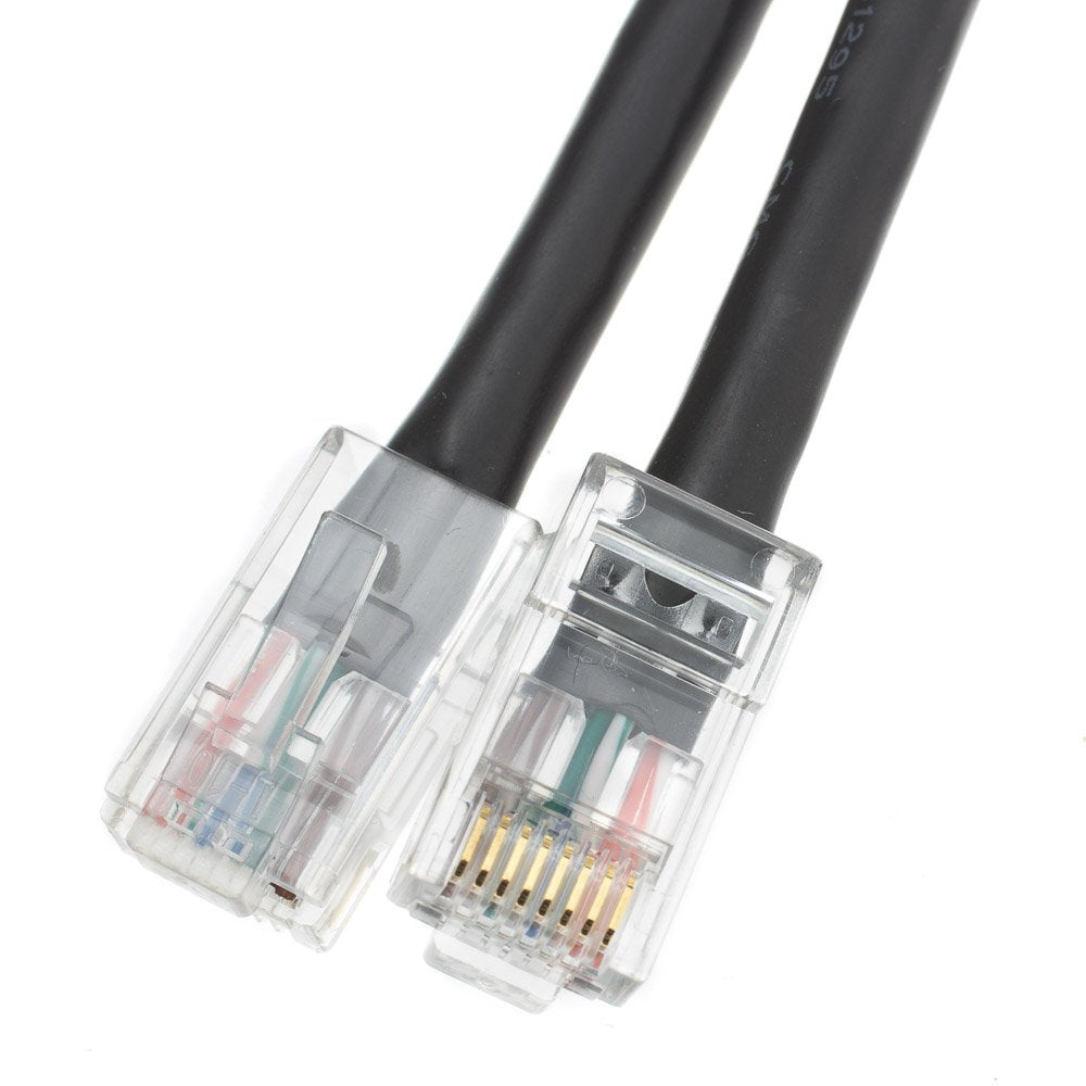 CableWholesale 2 Foot Cat6 Gray Ethernet Patch Cable, Bootless, 24AWG Network Cable with RJ45 Gold Plated Connector, 4 Pair Stranded Pure Copper, Unshielded Twisted Pair (UTP) Internet Patch Cable