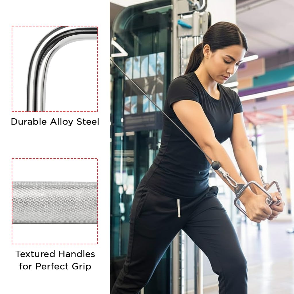 Champion Barbell Single Chrome Handle Cable Attachment