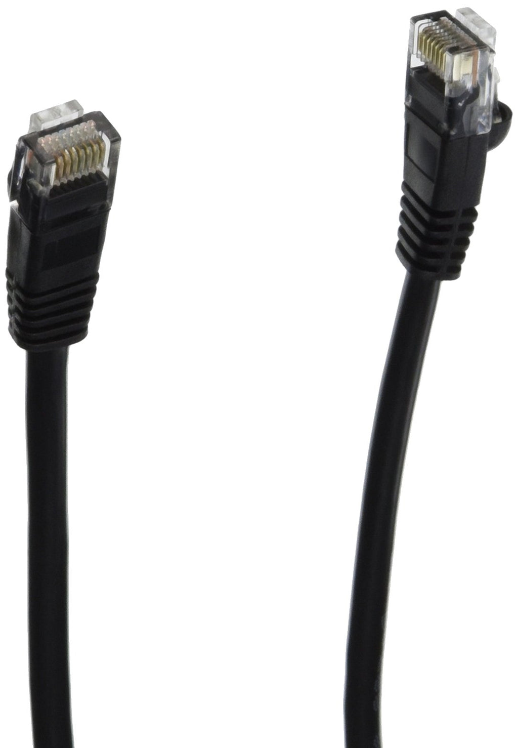 CableWholesale 350MHz 10-Feet CAT5E, UTP Cable with Molded Boot, Black (10X6-02210)