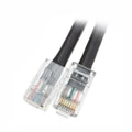 CableWholesale 2-Foot Electronics Accessories Cat6 Ethernet Patch Cable, Bootless, Black (845-10X8-12202)