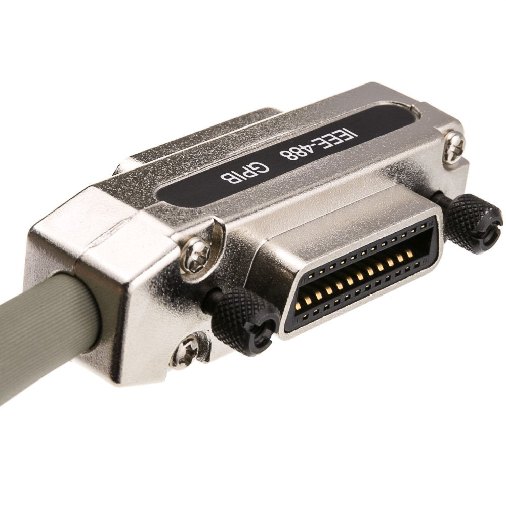 CableWholesale GPIB/HPIB Daisy Chain Cable, IEEE-488, CN24 Male and Female on Each End, 1 Meter (3.3 Foot)
