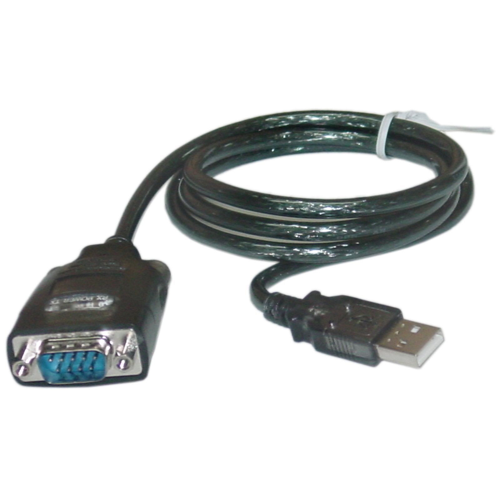USB to Serial Adapter Cable, USB Type A Male to DB9 Male, 3 Foot