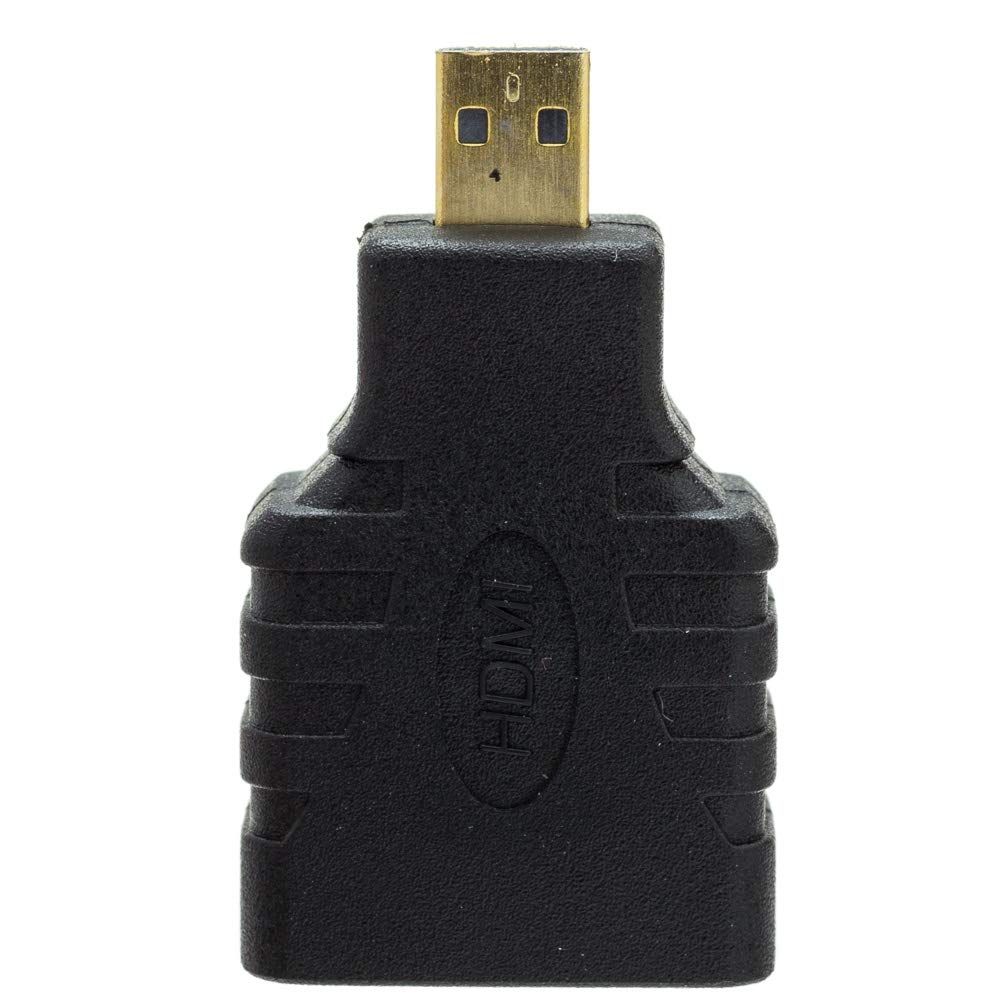 CableWholesale Micro HDMI to HDMI Adapter, Micro HDMI (Type D) Male to HDMI Female