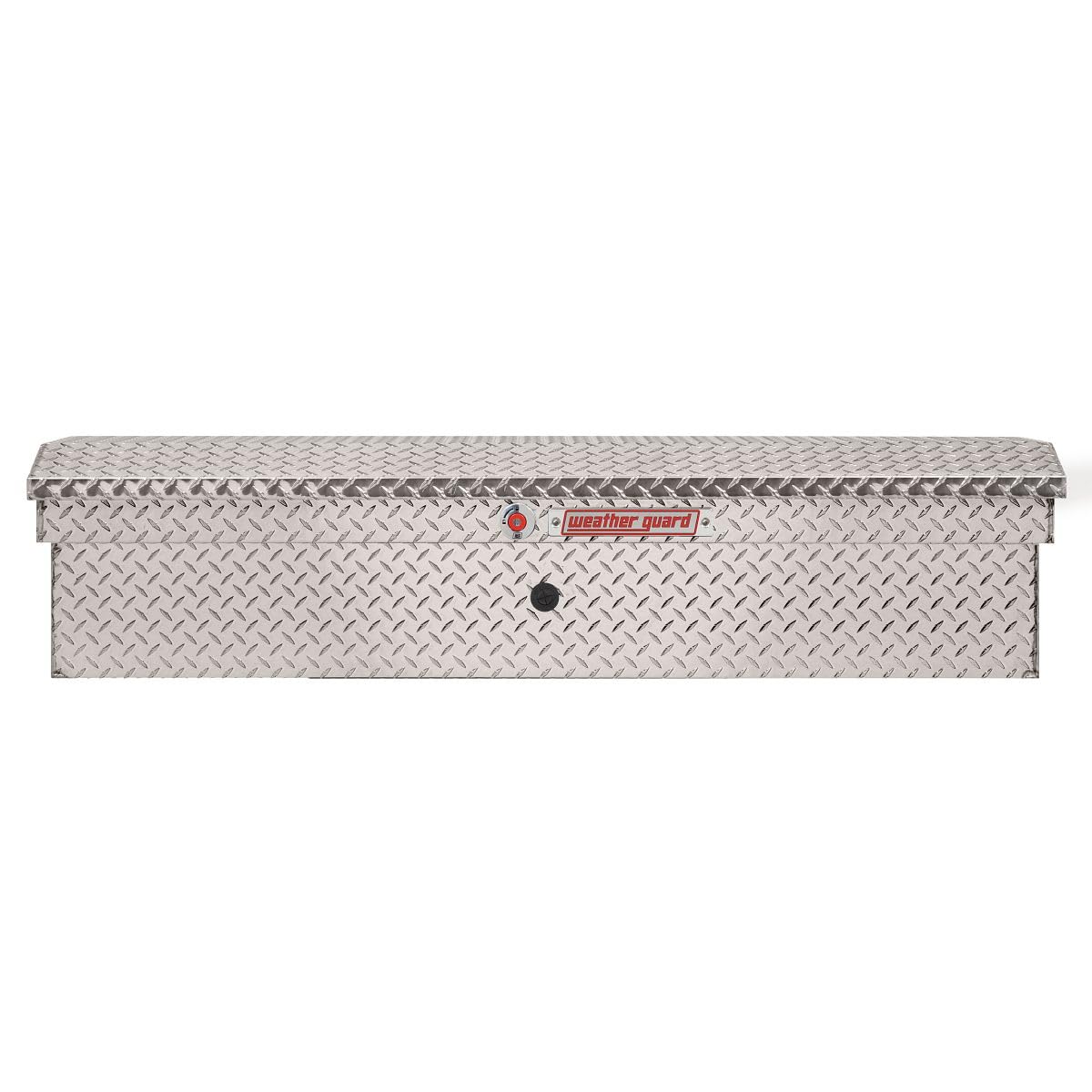 Weather Guard Model 178-0-04 56in Low Profile Lo-Side Box, Aluminum, Clear, 4.0 cu ft