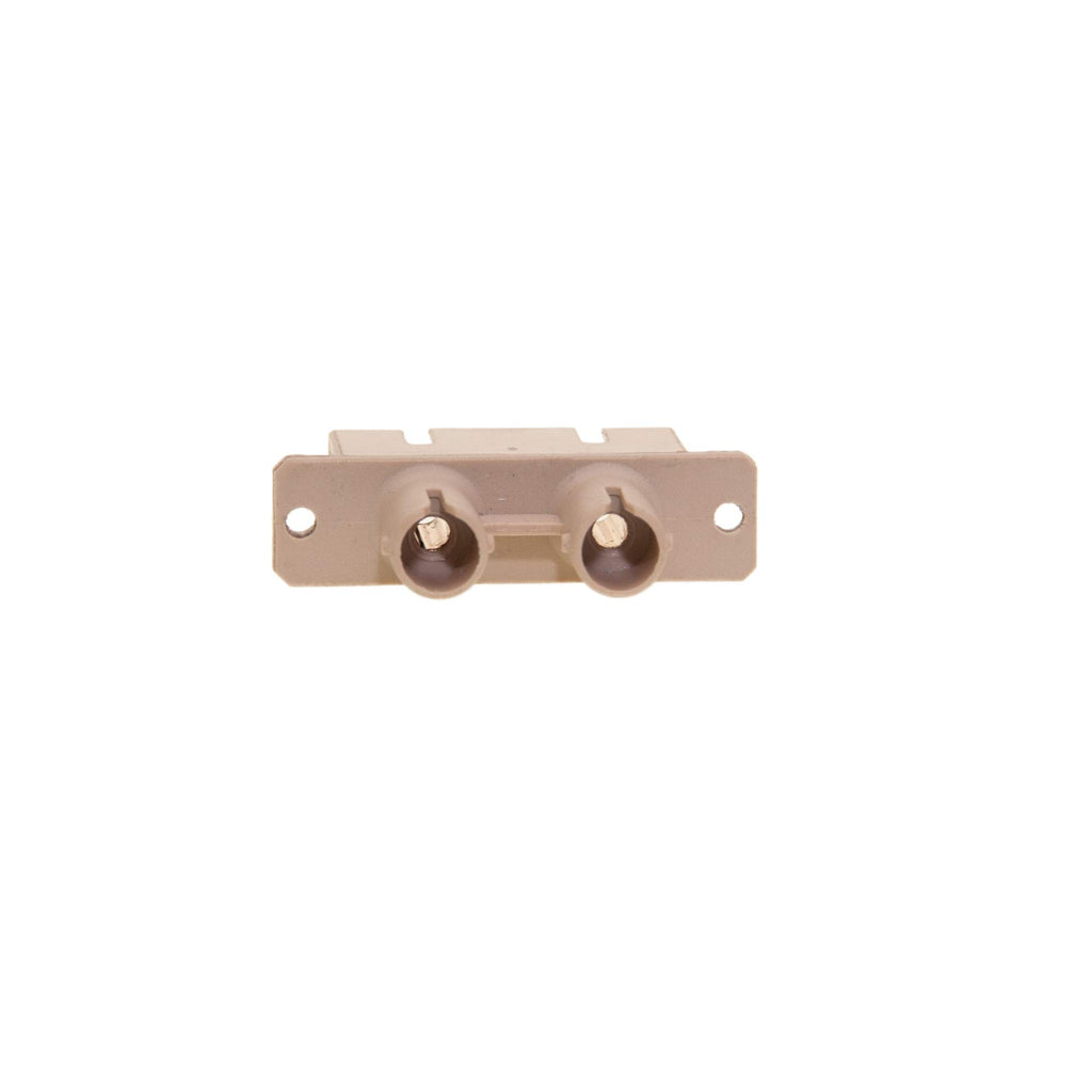 Fiber Optic Adapter, ST Female to SC Female, Duplex, Plastic Housing