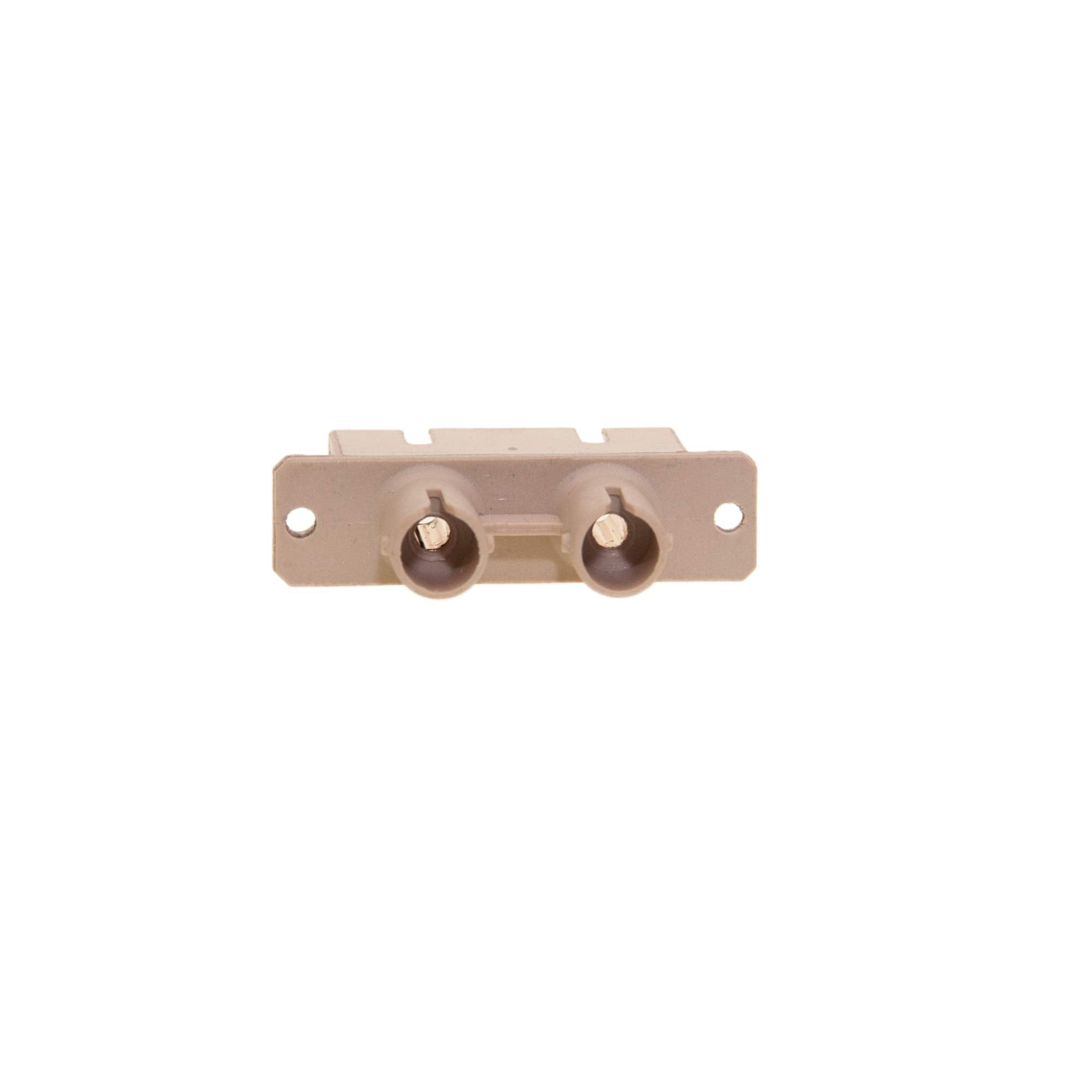 Fiber Optic Adapter, ST Female to SC Female, Duplex, Plastic Housing