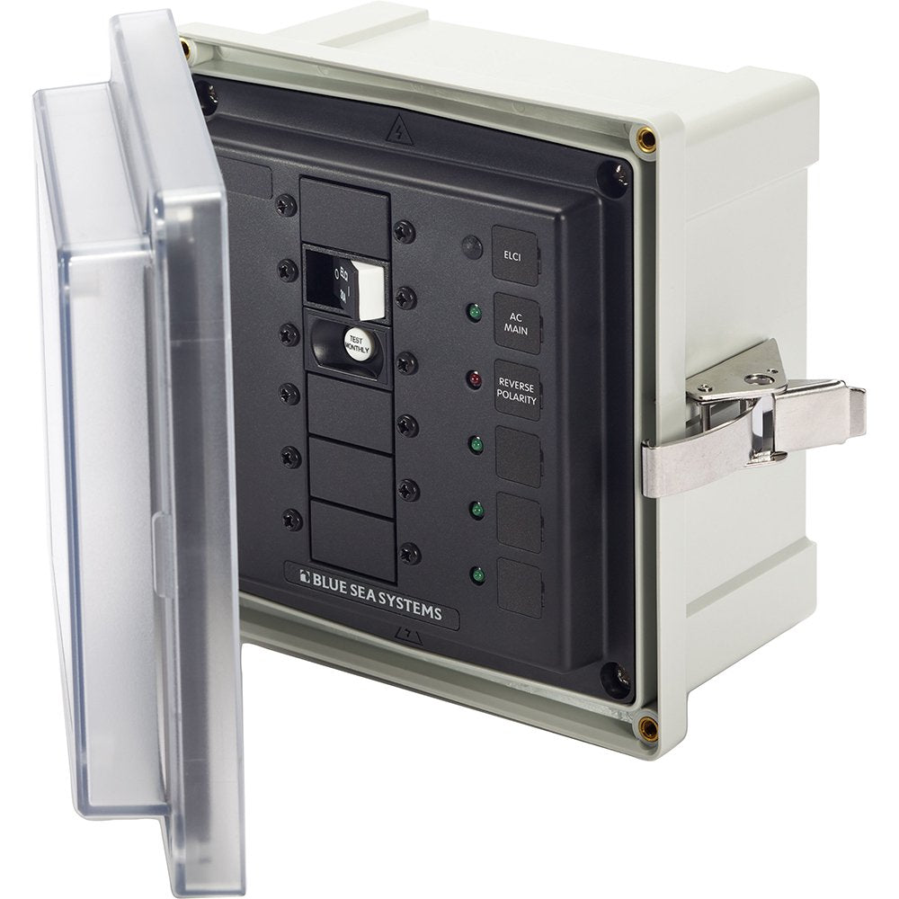 Blue Sea Systems 3116 120VAC ELCI 30A Surface Mount System Enclosure, Beige
