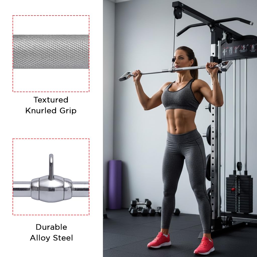 Champion Pro-Style Lat Bar