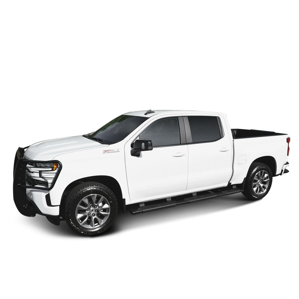 Westin 28-534685 R5 M-Series Wheel-to-Wheel Nerf Bars fits 2019-2026 Silverado Sierra 1500 Crew Cab 5'5" Bed Double Cab 6'5" Bed (Exc 2019 Silverado LD Sierra 1500 Limited) Black Pair