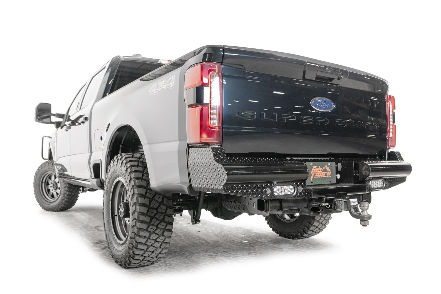 Fab Fours FS23-T5950-1 Black Steel Rear Bumper