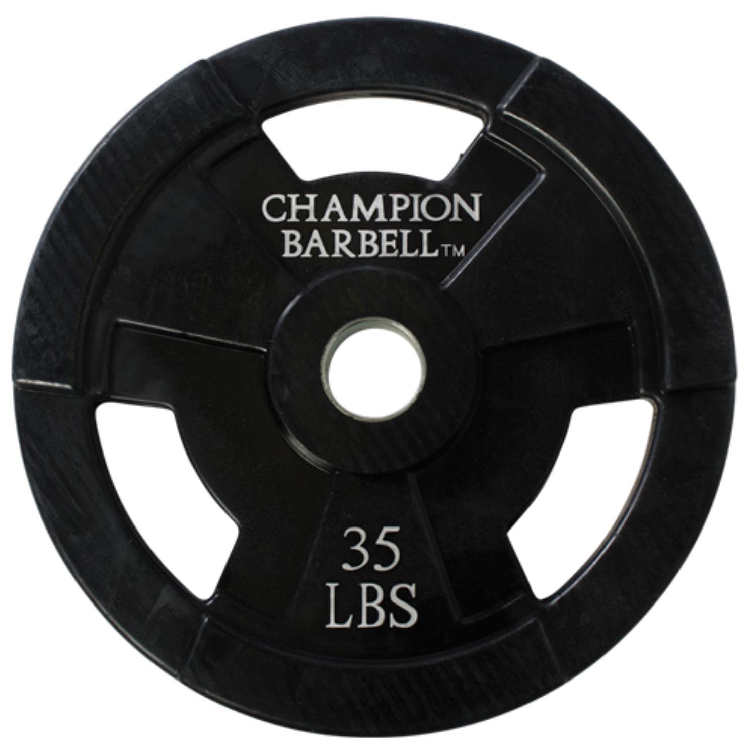 Champion Barbell Olympic Rubber Coated Grip Plate, 2.5-Pound