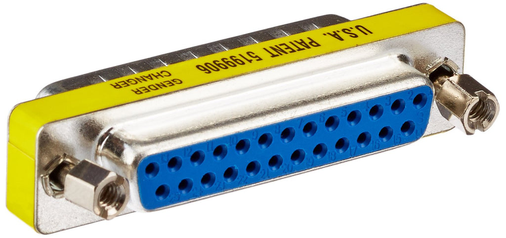 Serial Mini Coupler, DB25 Male to DB25 Female