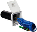 VALTERRA Phoenix Faucets PF147007 Spray-Away Self Storing Sprayer with Quick Connect Valve - 15' Coiled Hose, White