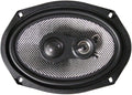 American Bass SQ-6.9 6 x 9 in. 3-Way 100 watt RMS & 4-Ohm & Swivel Tweeter Coax Speaker - Set of 2