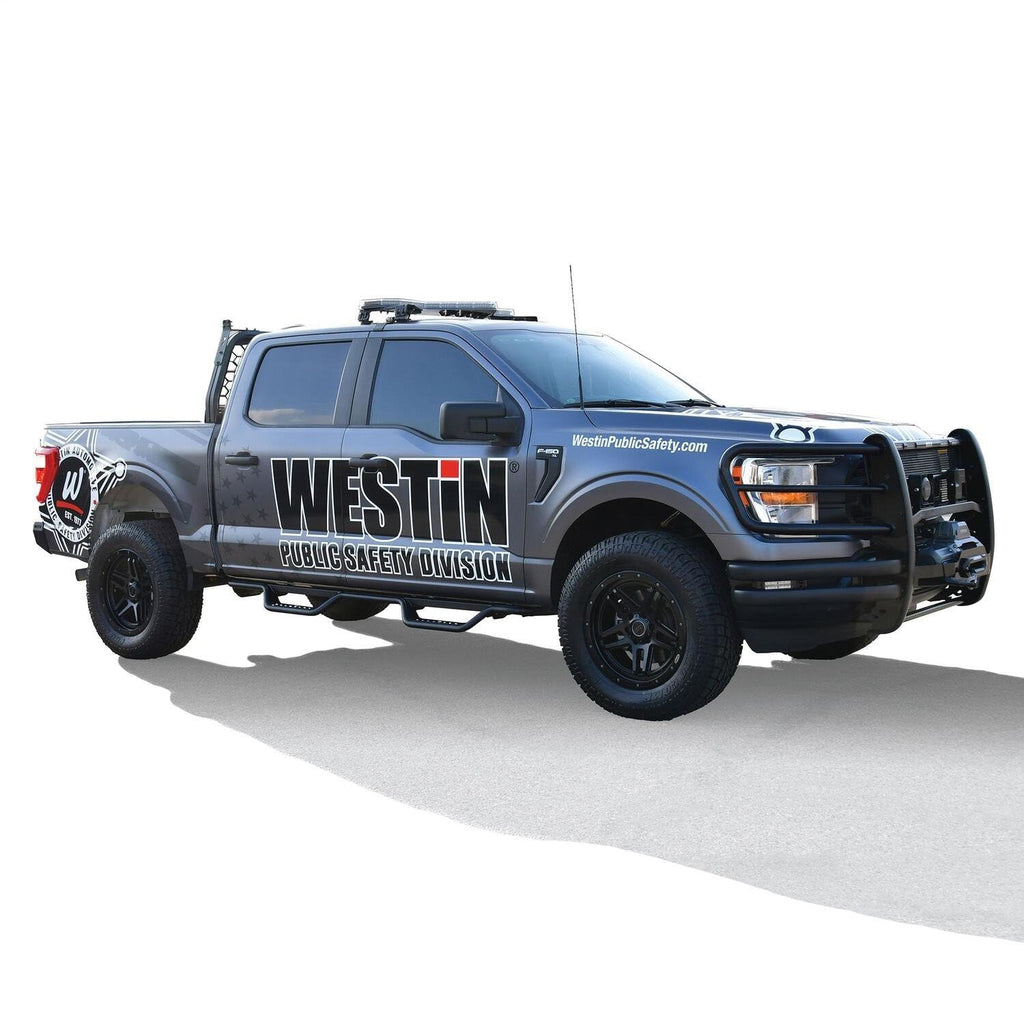 Westin 20-13945 Outlaw Drop Nerf Bars Textured Black Pair