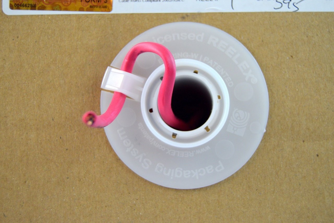 4C/18 AWG SOLID COPPER RED FIRE ALARM WIRE SECURITY CABLE FPLR PVC 500 FT