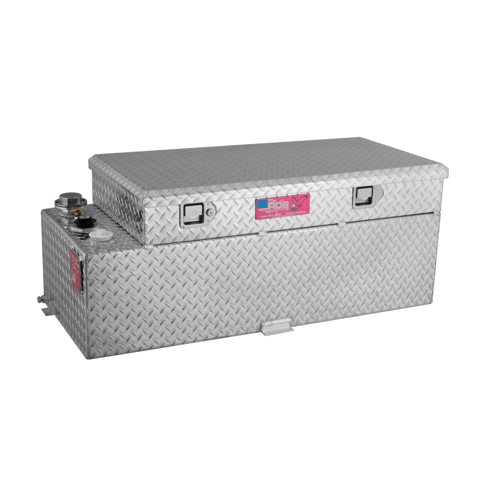 RDS MFG INC RDS 71789 Rectangular Auxiliary/Transfer Combo Fuel Tank and Tool - 51 Gallon Capacity