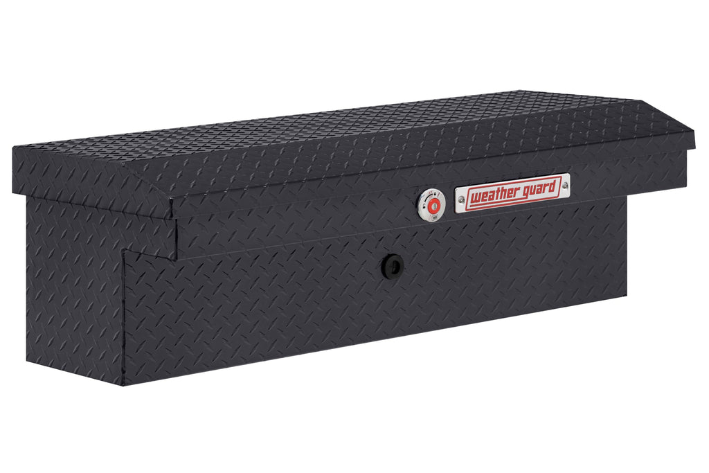 Weather Guard Model 180-6-04 41in Low Profile Lo-Side Box, Aluminum, Gunmetal Gray, 3.0 cu ft
