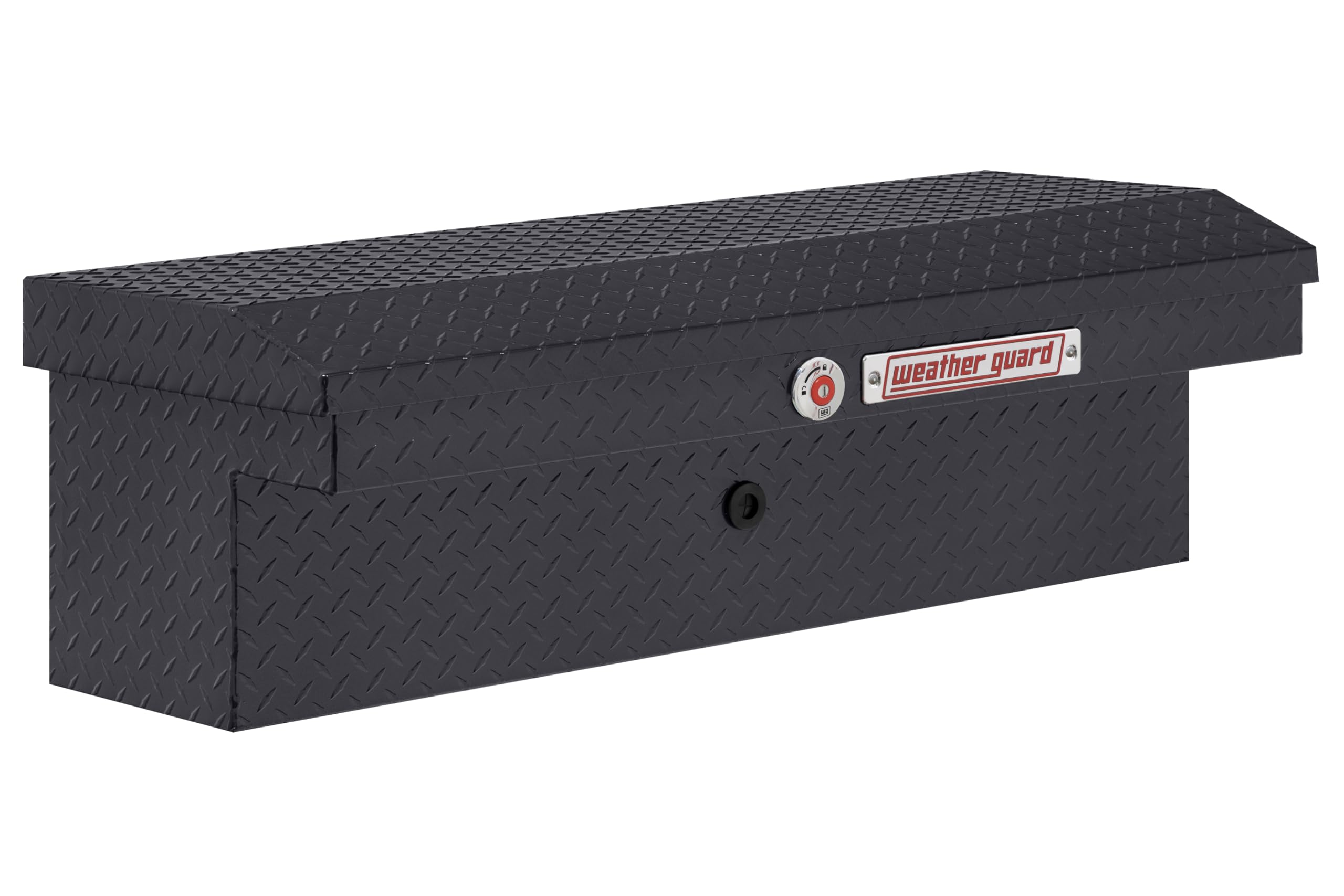 Weather Guard Model 180-6-04 41in Low Profile Lo-Side Box, Aluminum, Gunmetal Gray, 3.0 cu ft