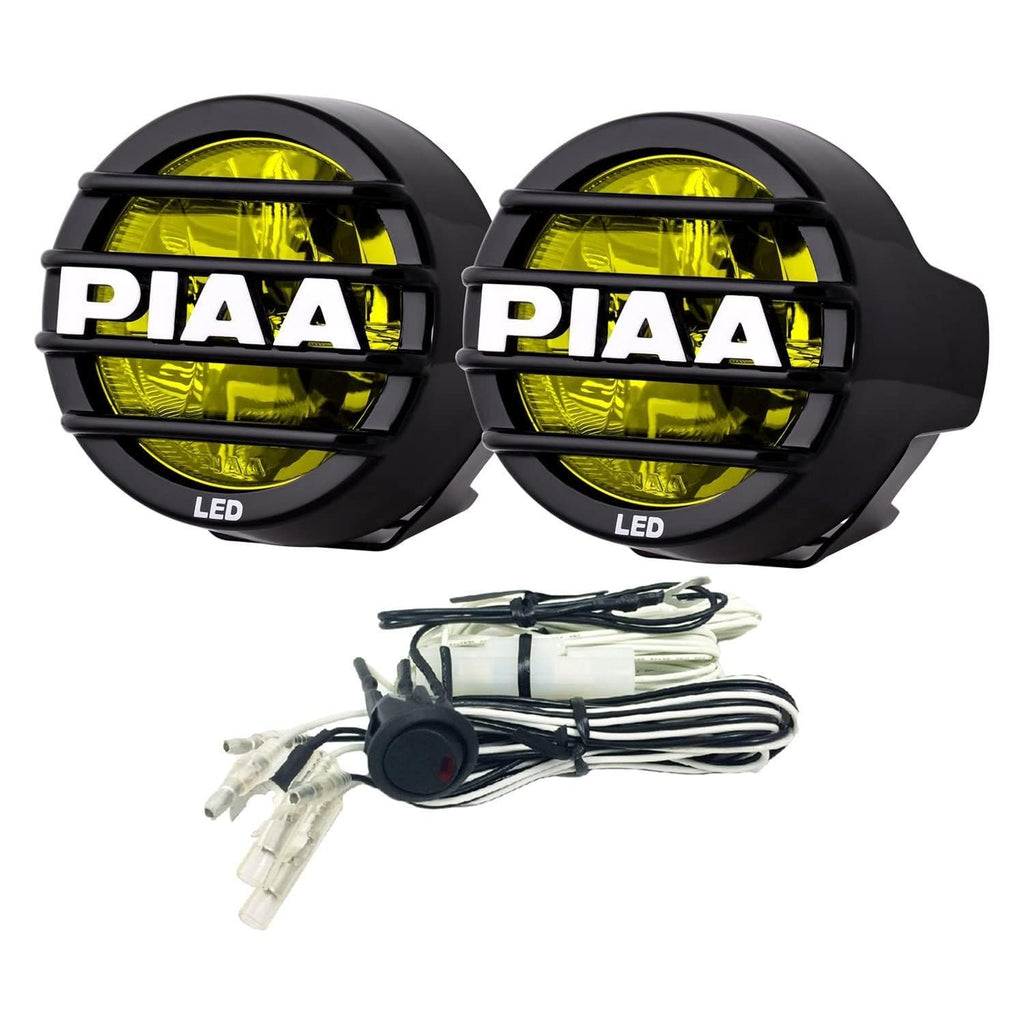 "PIAA 22-05372 LP530 Yellow 3.5" LED Ion Driving Light Kit", white