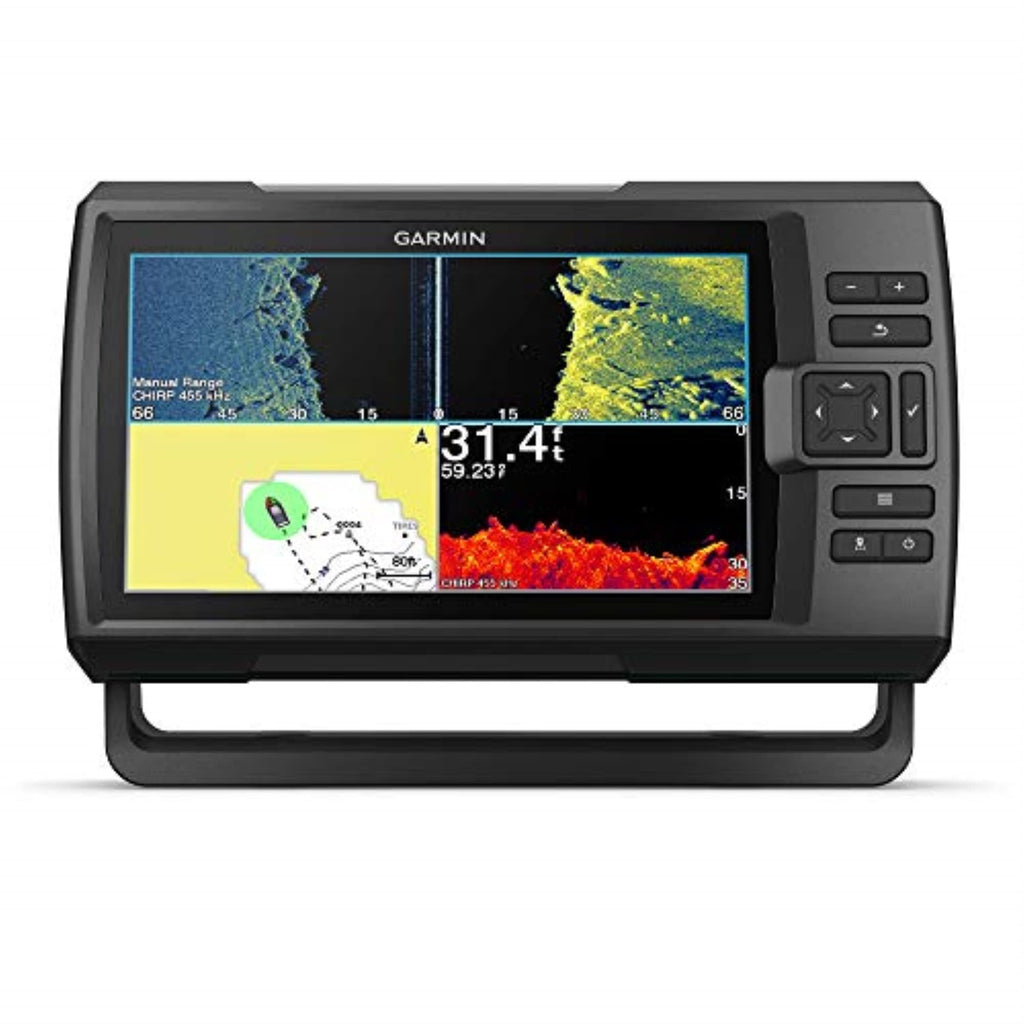Garmin Striker Vivid 9sv, Easy-to-Use 5-inch Color Fishfinder and Sonar Transducer, Vivid Scanning Sonar Color Palettes, 9 inch (010-02554-00)