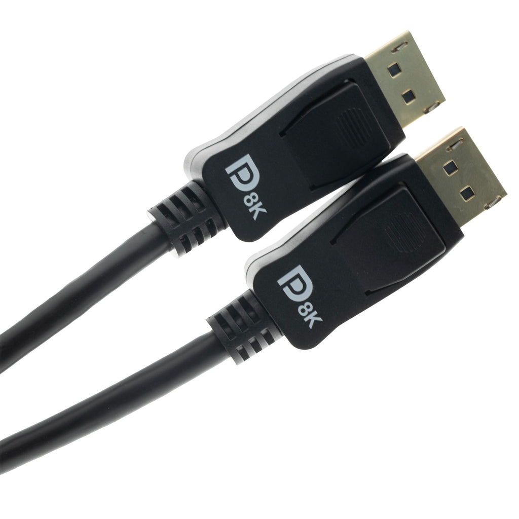 VESA Certified DisplayPort 1.4 Video Cable Male to Male - 32.4 Gbit/s, 8K@60Hz/4K@120Hz, HDR, DSC, Gold-Plated Connectors, 3 Feet