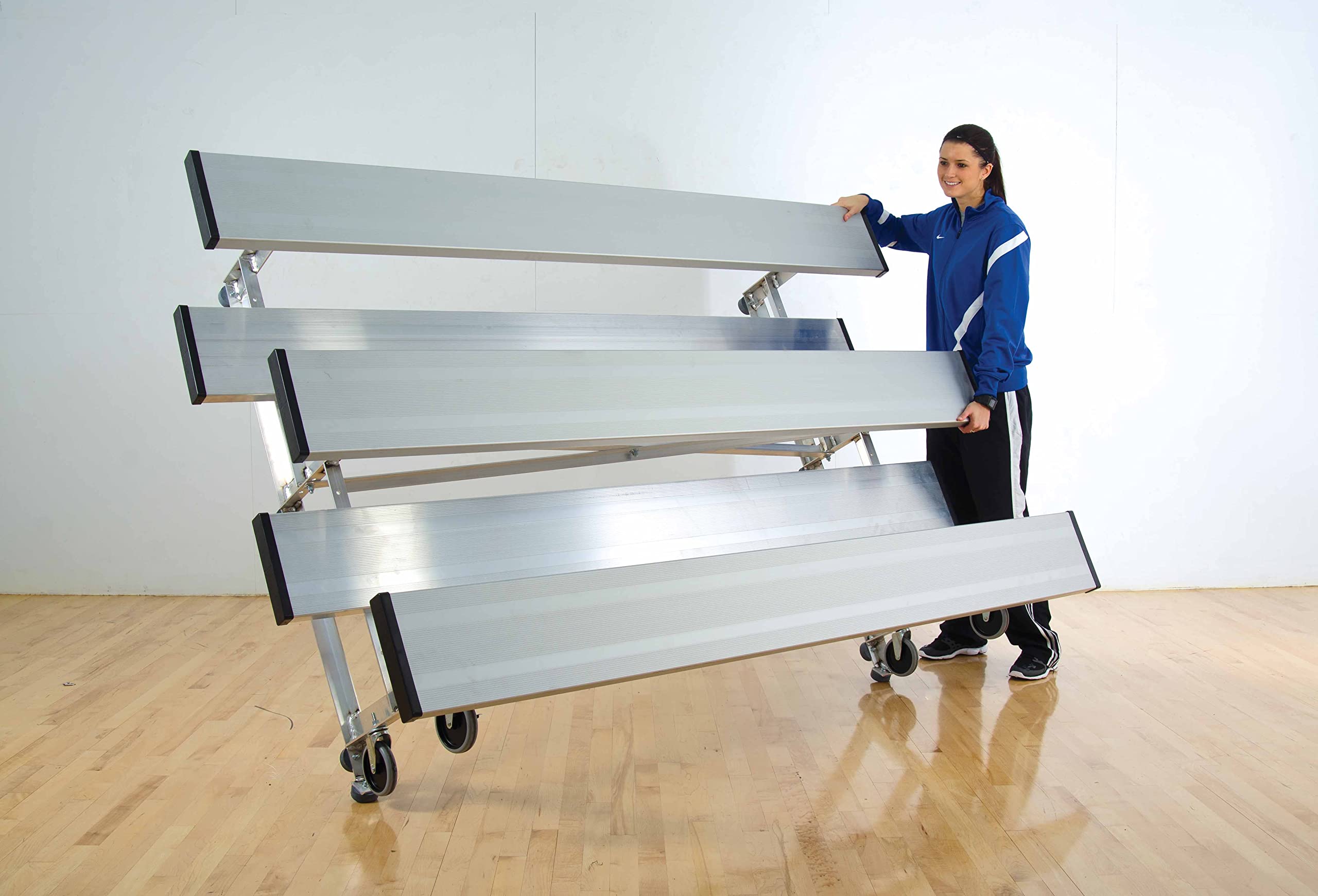 3 Row 21' Tip-N-Roll Bleacher (seats 42) (EA)