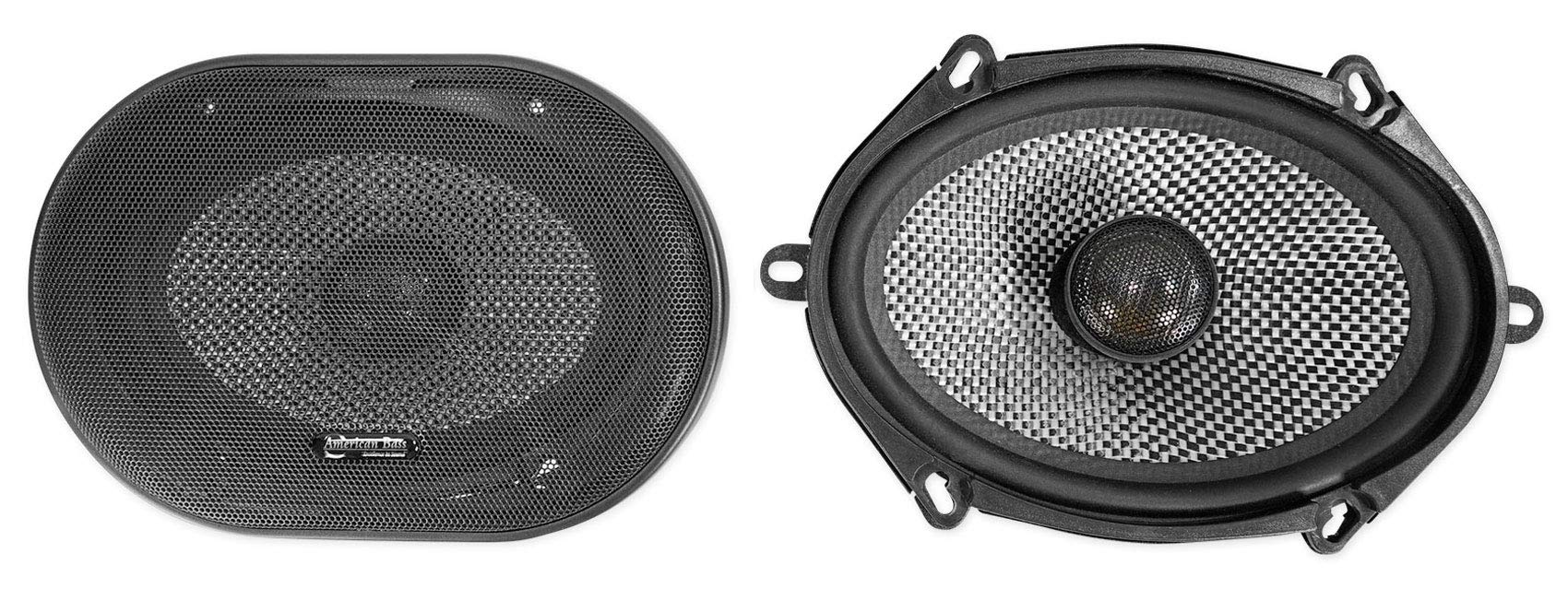 American Bass SQ 5.7" Full Range Speakers, 150, Pair