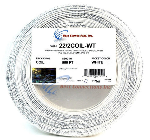 22-Gauge 2-Conductor with Coil Pack