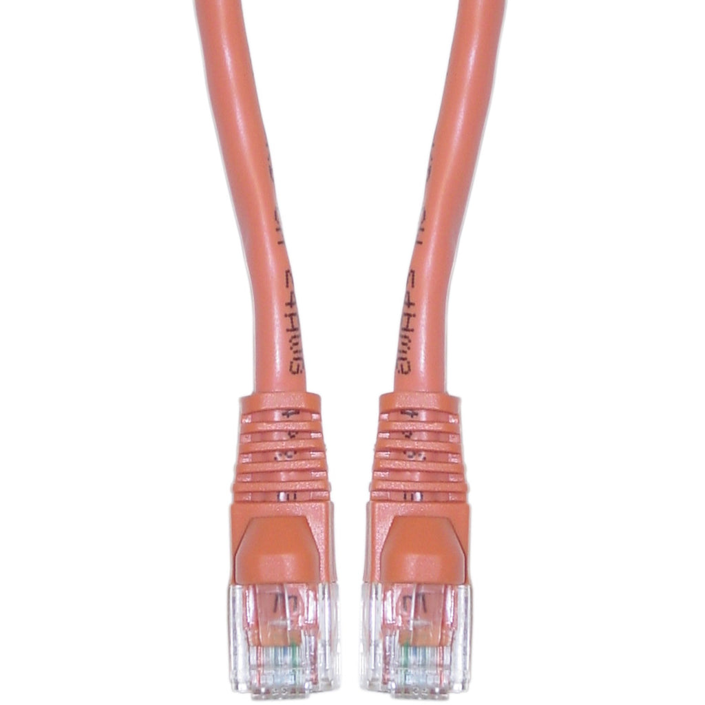 CableWholesale Cat5e Ethernet Crossover Cable, 24AWG Stranded Pure Copper, RJ45 Gold Plate Connector, Snagless Boot, Unshielded Twisted Pair (UTP) Internet Network Patch Cable, 3 Foot, Orange