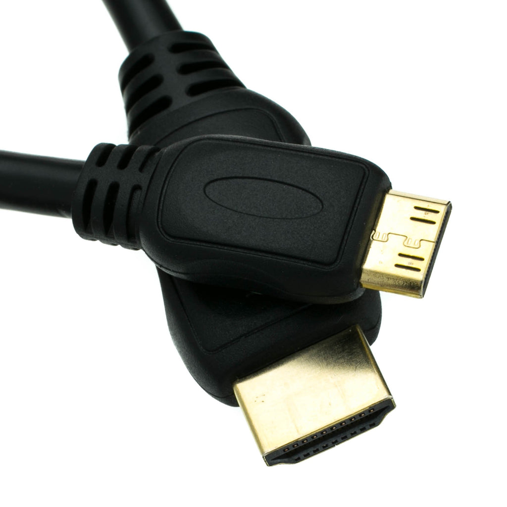 CableWholesale Mini HDMI Cable, High Speed 10.2 Gbps with Ethernet, HDMI Male (Type A) to Mini HDMI Male (Type C) for Camera and Tablet, 15 feet