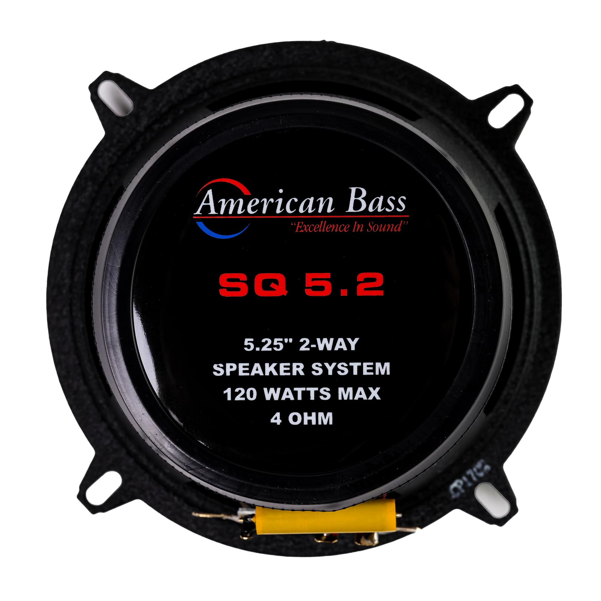 American Bass SQ 5.25" Full Range Speakers, 120, Pair