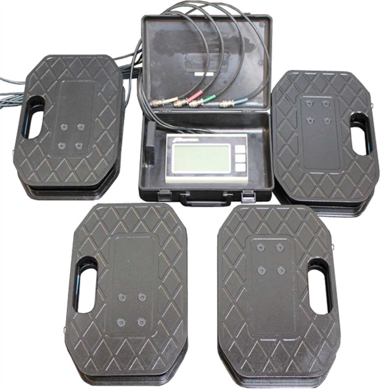 Proform 67650 Vehicle Scale System Kit with 14-1/2" x 9-1/2" x 2-1/2" 4-Scale Pads - 1,250 lbs. Capacity Per Scale