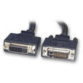 CableWholesale 6 Feet DVI-D Dual Link Extension Cable, Black, DVI-D Male to DVI-D Female, 2 Meter, 28 AWG, 2560 x 1600, DVI-D Cable, Computer Monitor, Projector, HDTV Cable