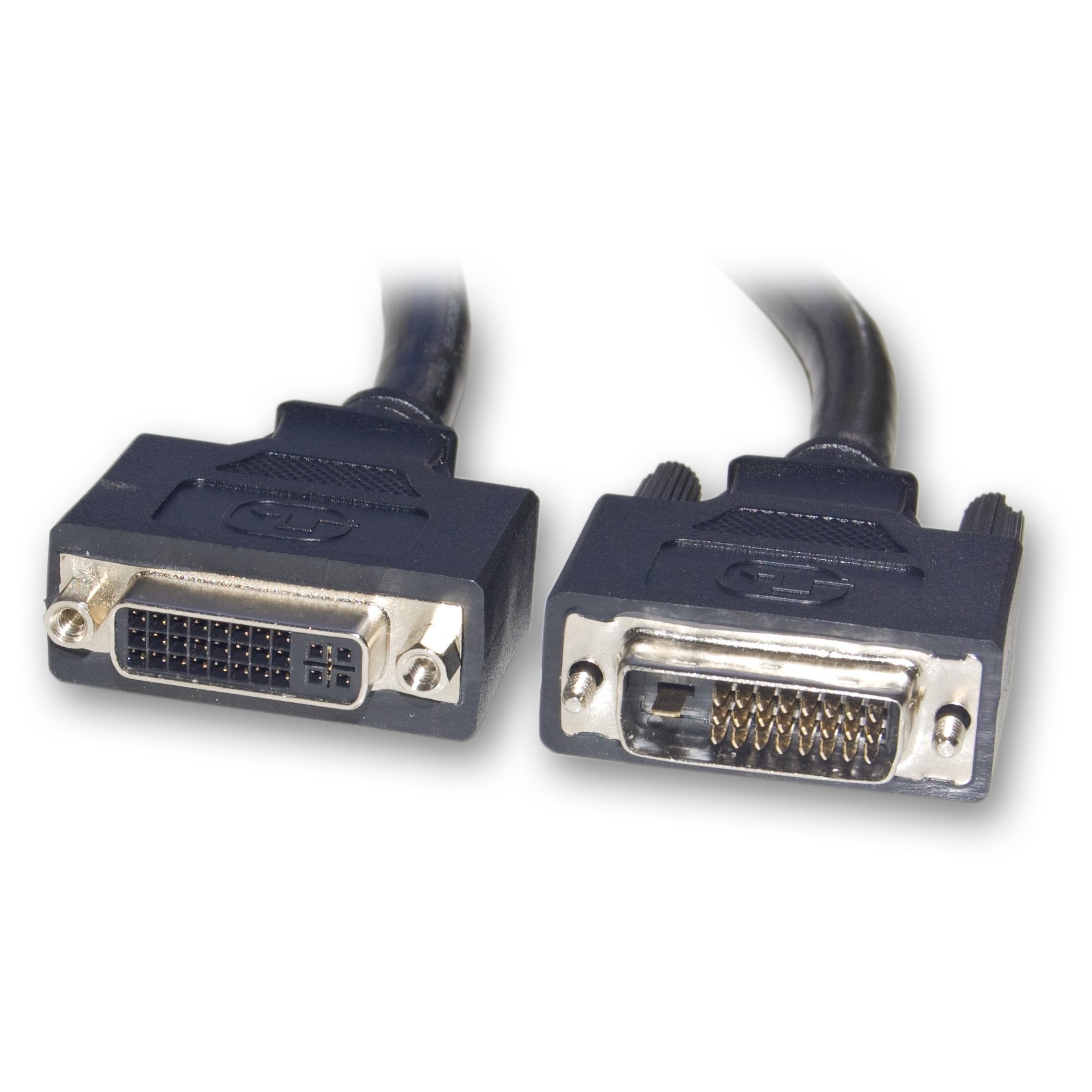 CableWholesale 6 Feet DVI-D Dual Link Extension Cable, Black, DVI-D Male to DVI-D Female, 2 Meter, 28 AWG, 2560 x 1600, DVI-D Cable, Computer Monitor, Projector, HDTV Cable