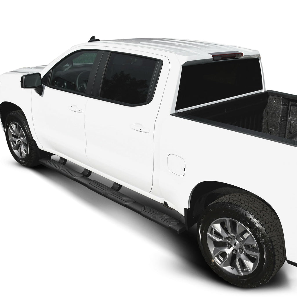 Westin 28-534685 R5 M-Series Wheel-to-Wheel Nerf Bars fits 2019-2026 Silverado Sierra 1500 Crew Cab 5'5" Bed Double Cab 6'5" Bed (Exc 2019 Silverado LD Sierra 1500 Limited) Black Pair