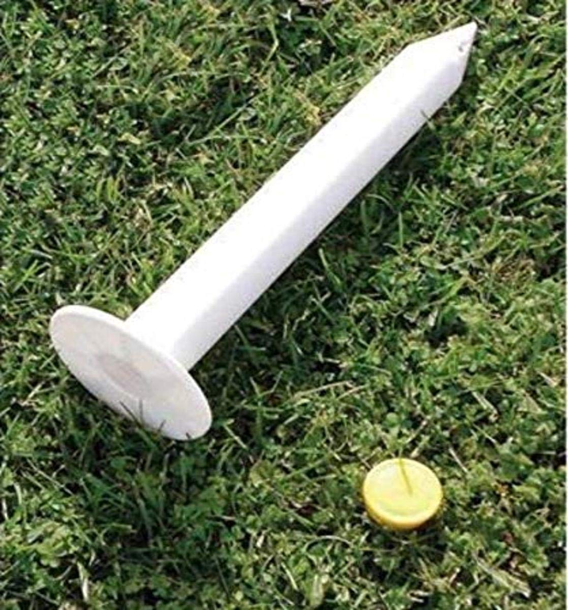 Smart Pole Ground Socket with Cap, White, 60-inch.