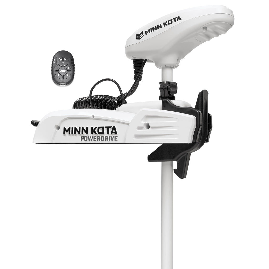 Minn Kota Riptide PowerDrive Bow-Mount Electric Trolling Motor with Micro Remote – 70 Lb. Thrust, 54 In. Shaft, Saltwater