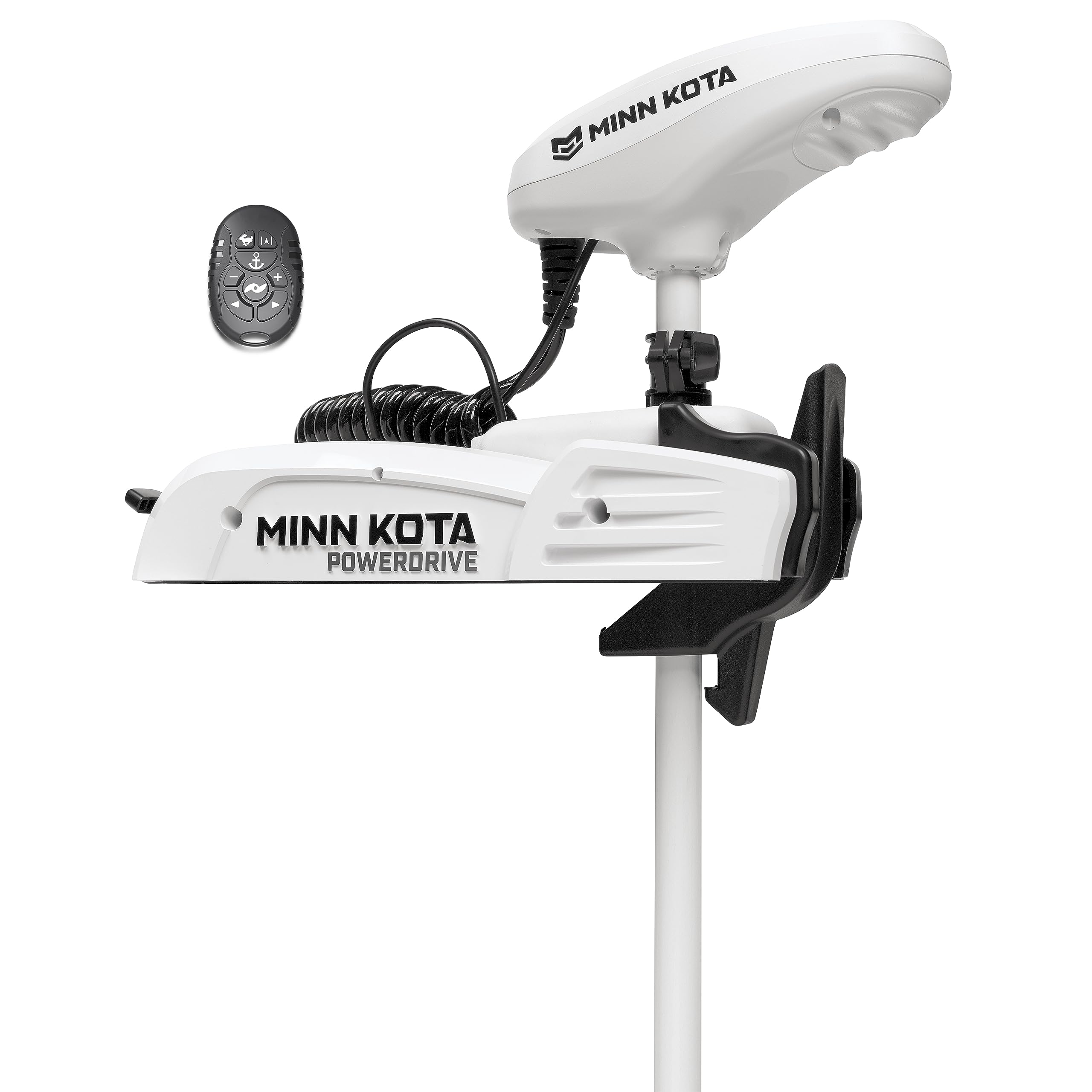 Minn Kota Riptide PowerDrive Bow-Mount Electric Trolling Motor with Micro Remote – 70 Lb. Thrust, 54 In. Shaft, Saltwater