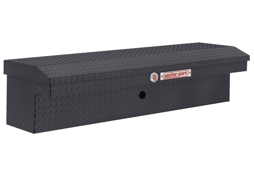 Weather Guard Model 178-6-04 56in Low Profile Lo-Side Box, Aluminum, Gunmetal Gray, 4.0 cu ft