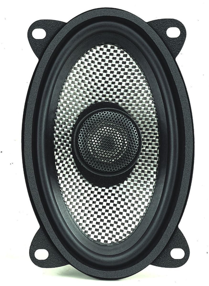 American Bass 4.6" 2 Way Coaxial, 100 Watts Max, Swivel Tweeter Speakers