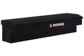 Weather Guard Model 174-5-04 56in Lo-Side Box, Aluminum, Gloss Black, 4.0 cu ft