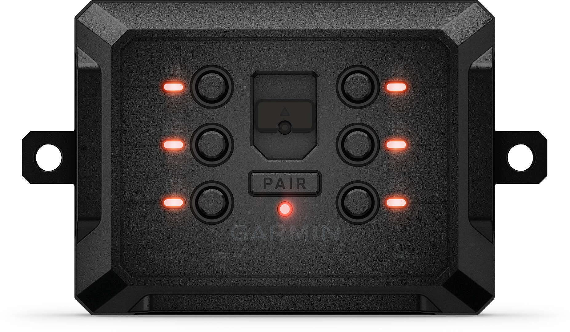 Garmin PowerSwitch, 6 Gang Compact Digital Switch Box, Requires Compatible Garmin Navigator or Smartphone, Switch Panel for Car SUV UTV ATV Caravan Boat Marine