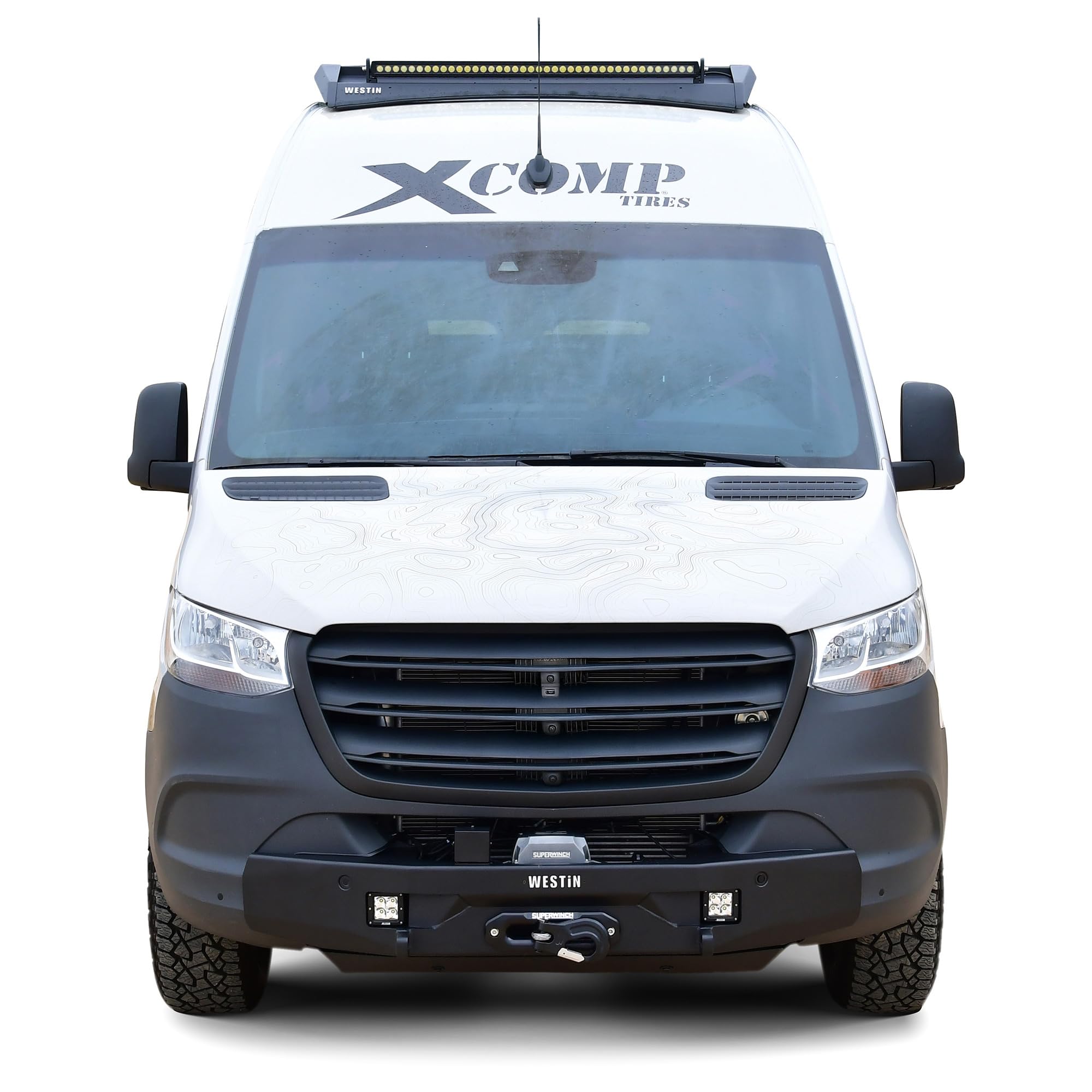 Westin 58-311295 Pro-Series Mid Width Front Bumper