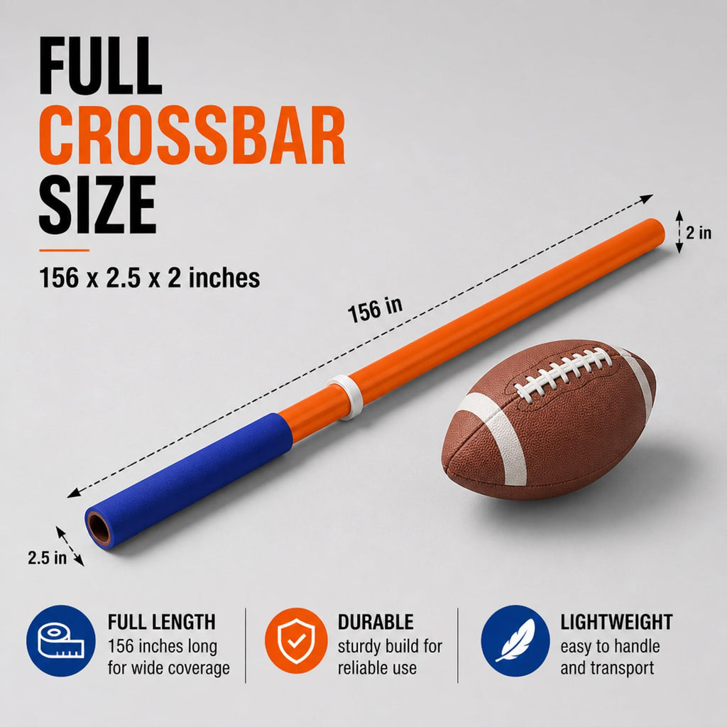 Port-A-Pit Premier High Jump Crossbar | Official High Jump Standards Compatible | Lightweight Durable Track & Field Equipment