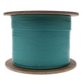 CableWholesale Duplex Fiber Optic Cable, Multimode, Aqua, 1000ft Spool