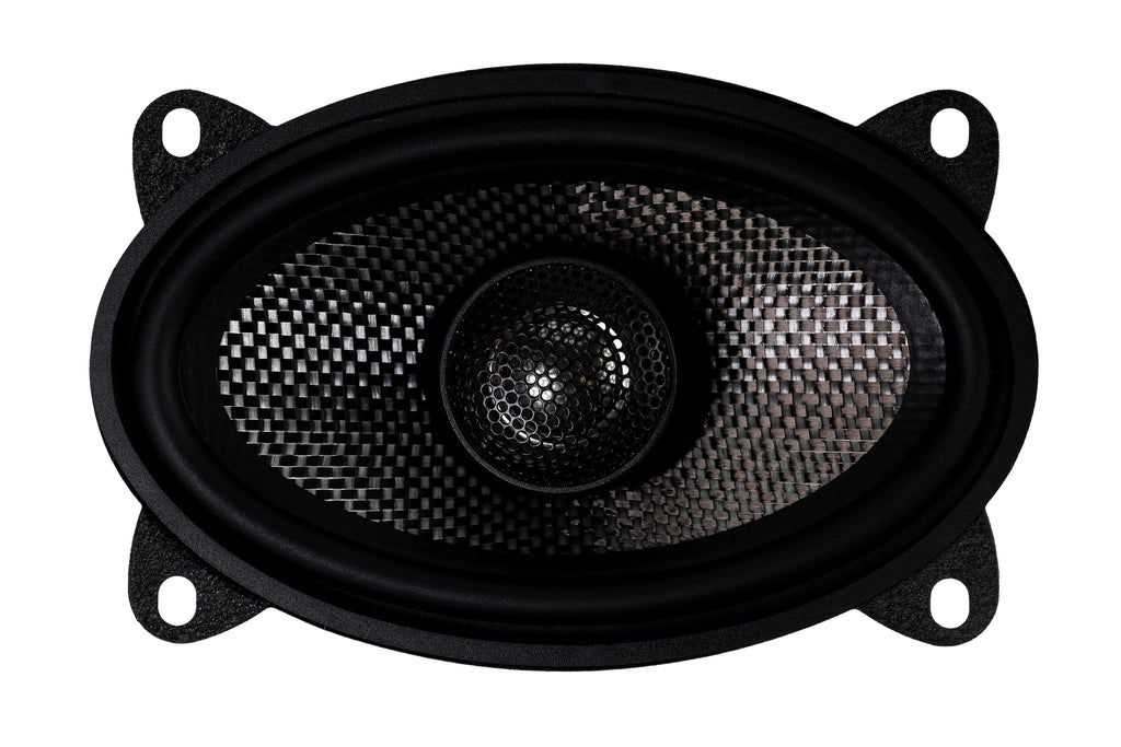 American Bass 4.6" 2 Way Coaxial, 100 Watts Max, Swivel Tweeter Speakers