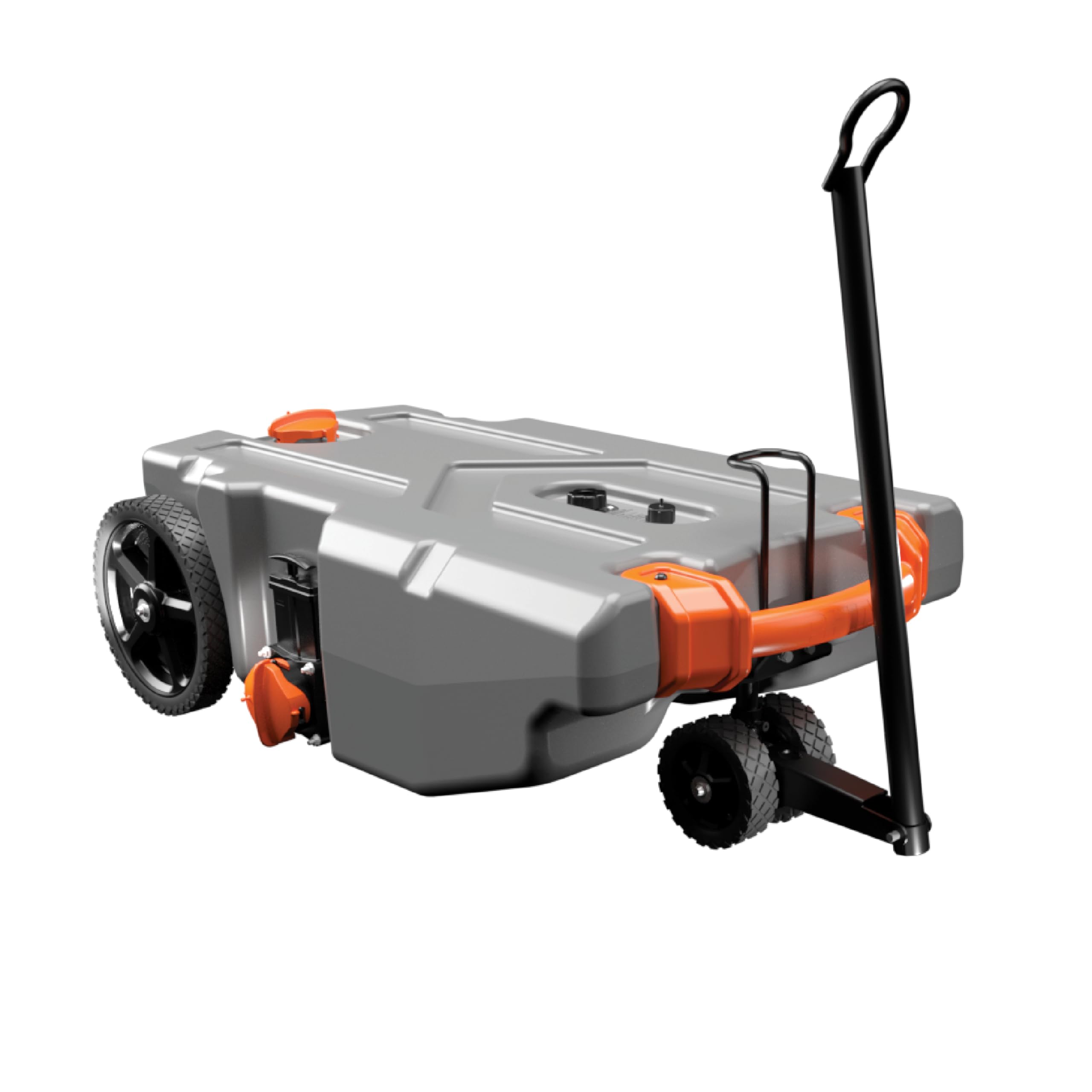Camco Rhino 28-Gal RV Tote Tank - Steerable Front Wheels - Made in the USA