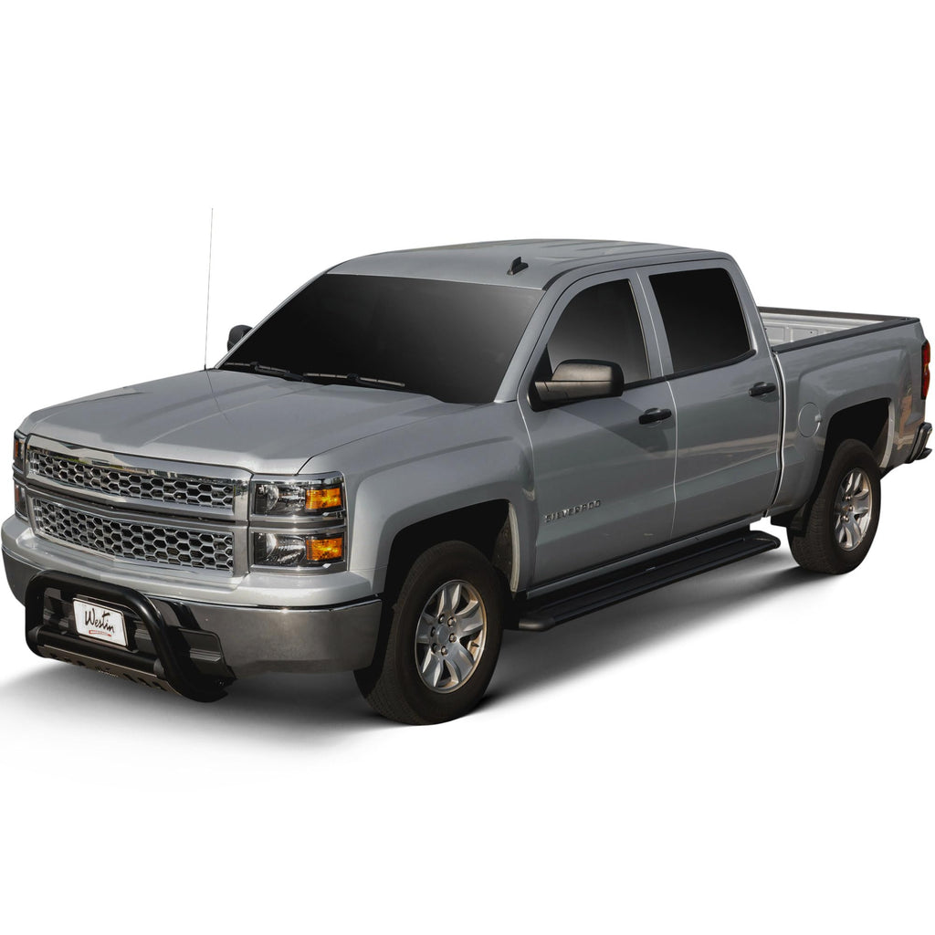 Westin 27-6145 Sure-Grip Running Boards Aluminum Black Pair 93 in.